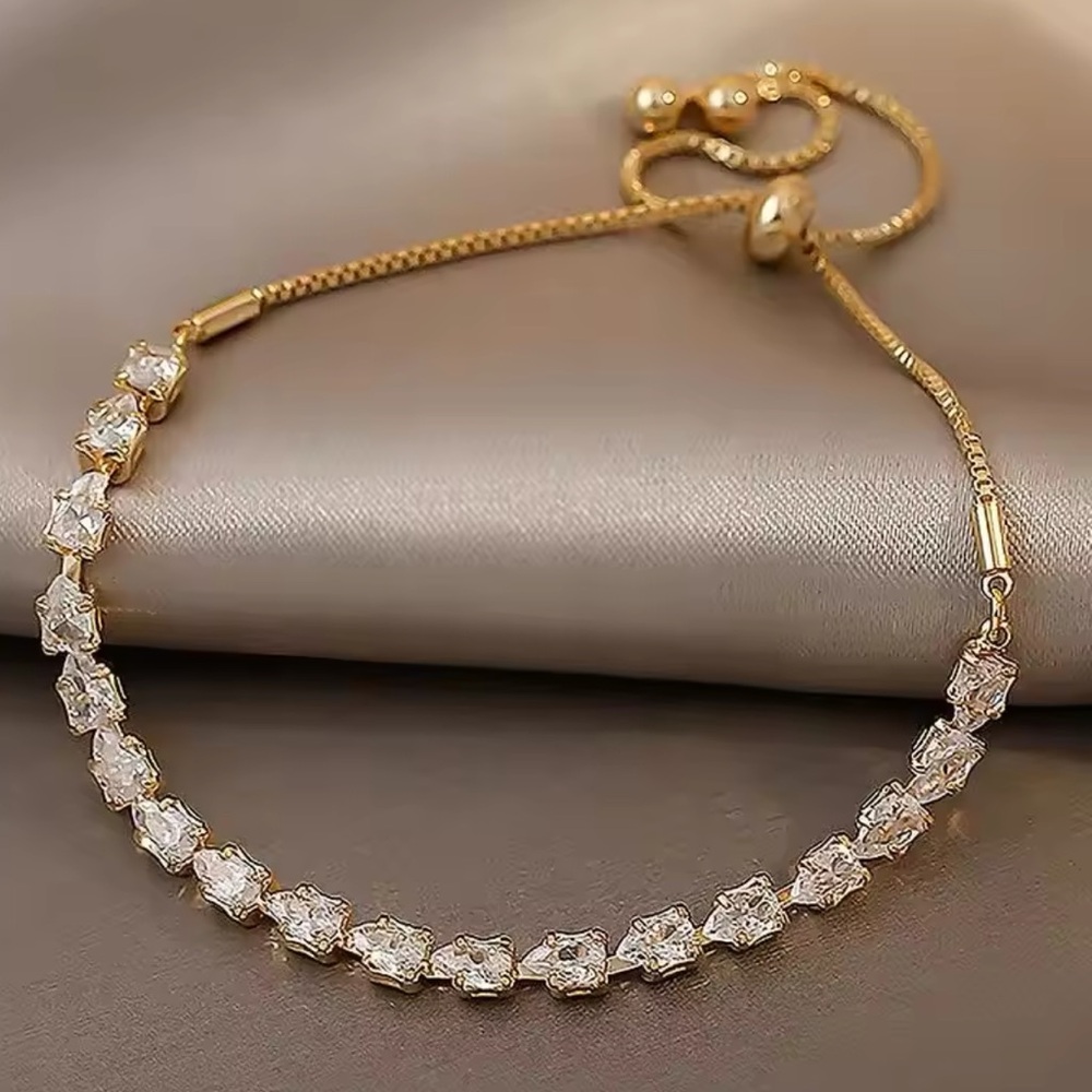 Gold Filled Cubic Zirconia Bracelet